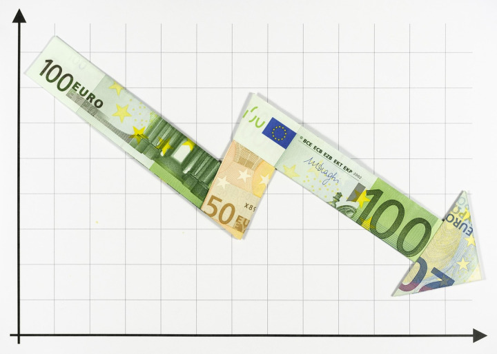 growth arrow chart neon